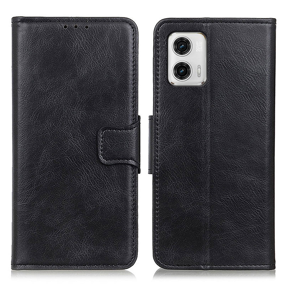 For Motorola Moto G73 5G PU Leather Stand Phone Case Crazy Horse Texture Drop-proof Wallet Cover For Motorola Moto G73 5G PU Leather Stand Phone Case Crazy Horse Texture Drop-proof Wallet Cover